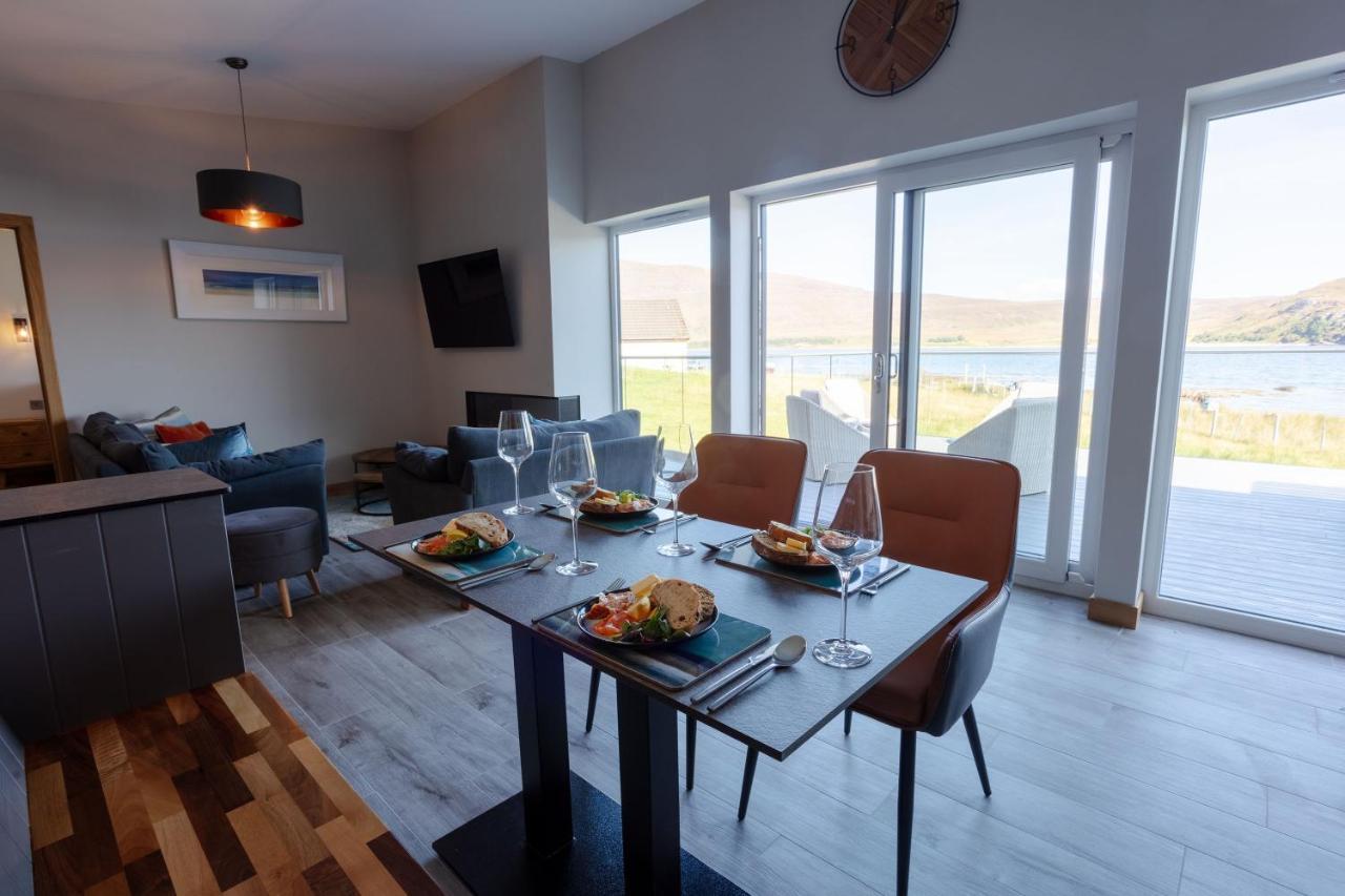 Birches Lodge With Hot Tub Dundonnell Exteriör bild